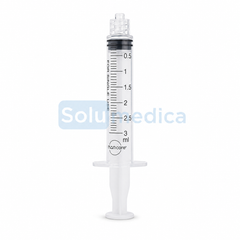 Jeringa Desechable Estéril 3 mL Luer Lock Sin Aguja – Muncare – Caja 100 Unidades