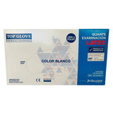 Guantes de Latex blanco sin Polvo Top Glove