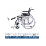 Silla de rueda traumatológica