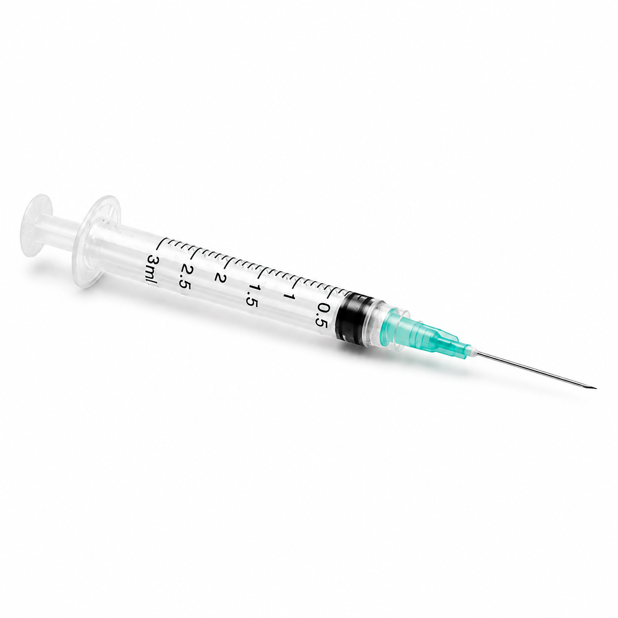 Jeringa Desechable Estéril 3ml con Aguja 21G x 1½" Luer Lock *Unidad