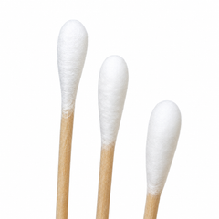 Tórula Estéril Individual con Vástago de Madera - Sachet 100 Unidades