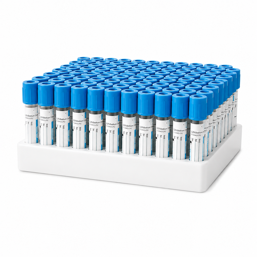 Tubo al Vacío Tapa Celeste 2,7ml  - Pack 100 unidades