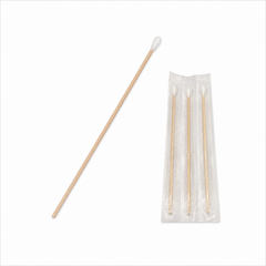 Tórula Estéril Individual con Vástago de Madera - Sachet 100 Unidades