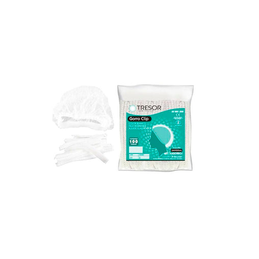 Gorro Cofia Clip Blanco - Tressor