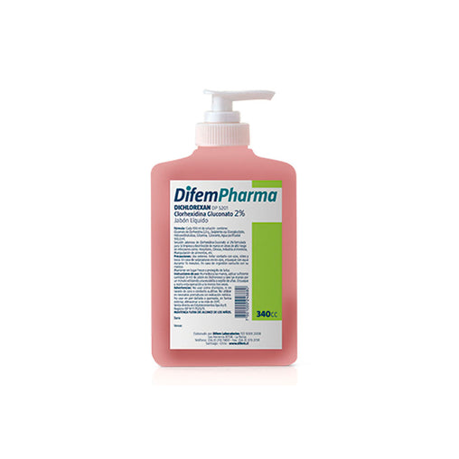 DICHLOREXAN Jabón Líquido Clorhexidina Gluconato 2% 340ml